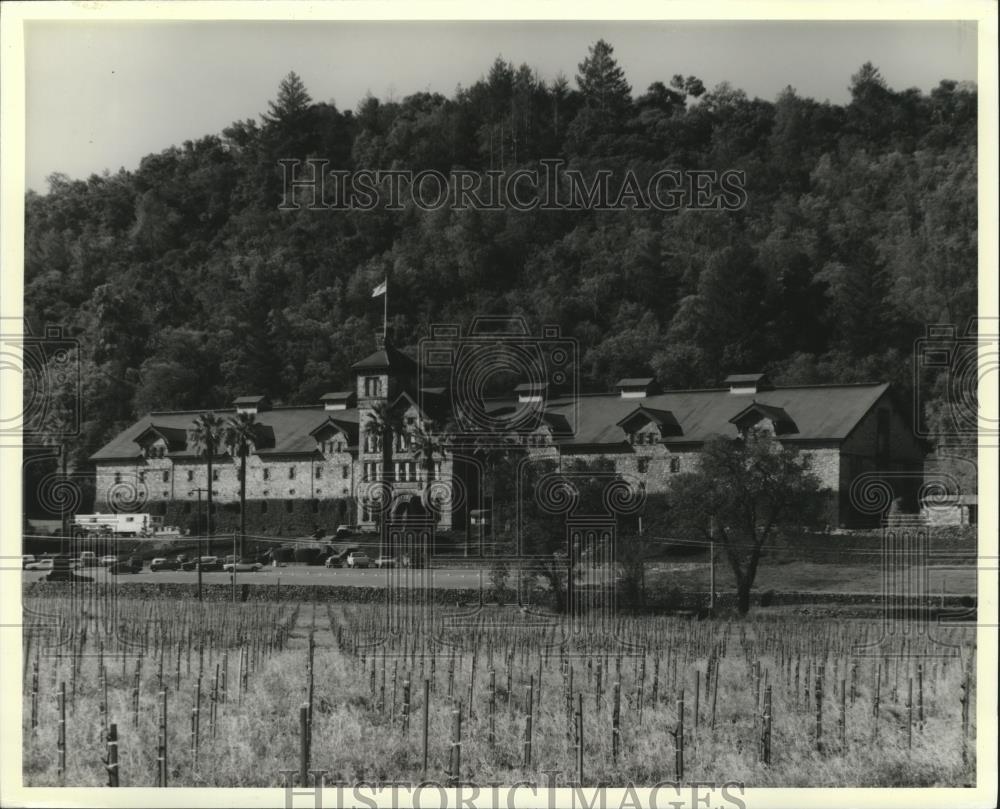 1981 Press Photo Christian Brothers Winery in Saint Helena in Nappa Valley, CA - Historic Images