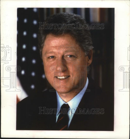 1993 Press Photo President Clinton is a "Real Dreamboat" - mja74259 - Historic Images