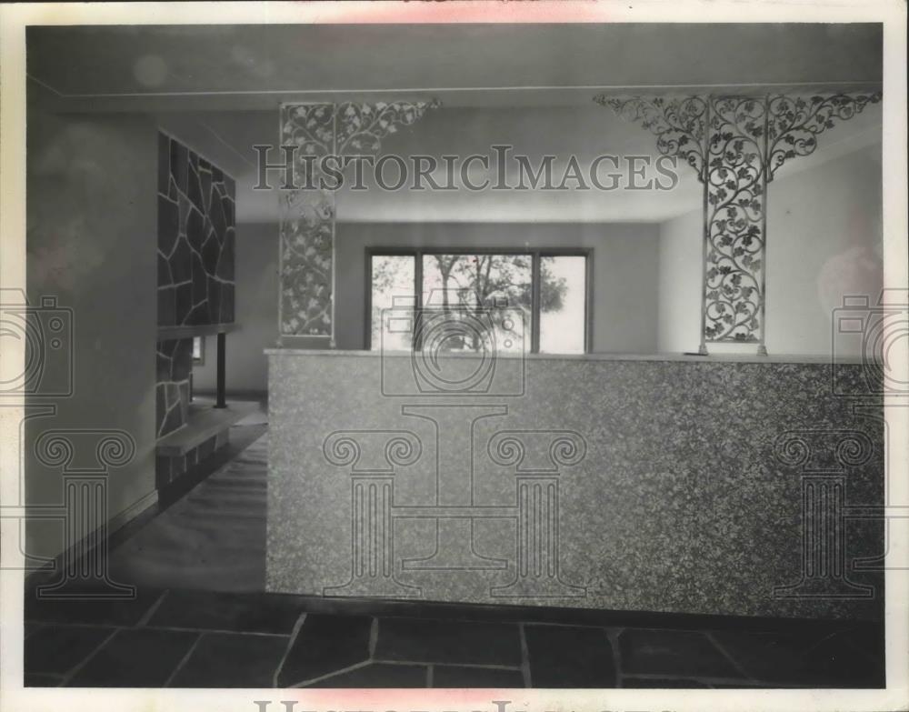 1962 Press Photo House Interior design - nef68930 - Historic Images