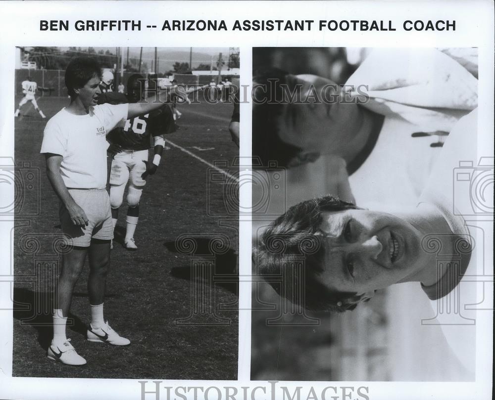 1992 Press Photo Ben Griffith, Arizona Assistant Football Coach - sps06199 - Historic Images