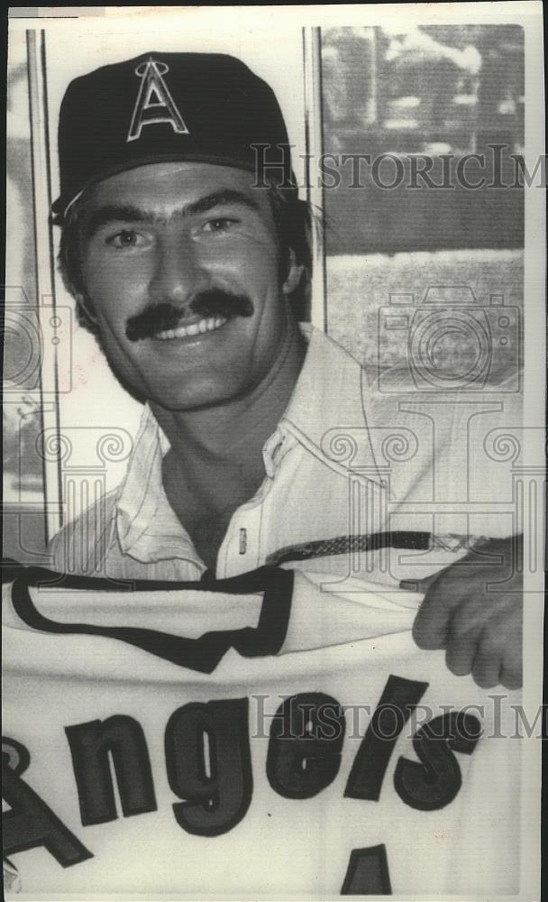 1976 Press Photo California Angels baseball second baseman, Bobby Grich - Historic Images