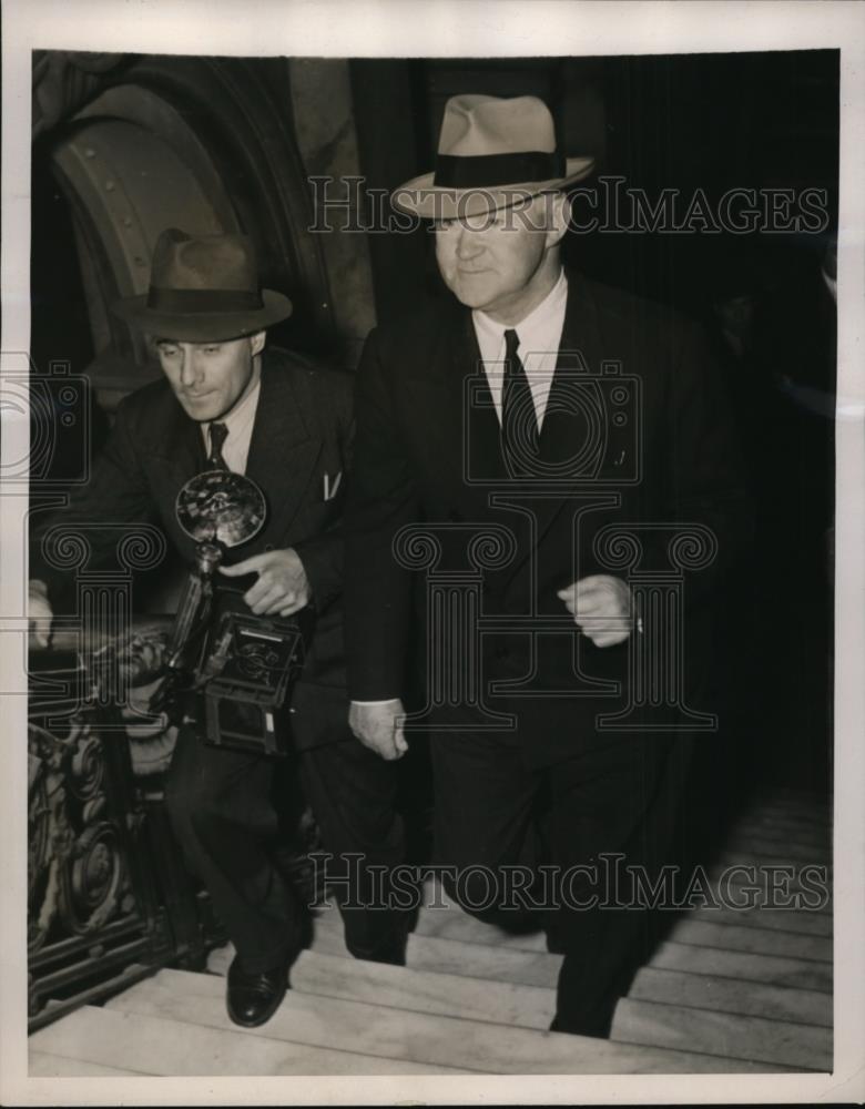 1940 Press Photo New York James Hines, Start Eight Years in Sing Sing Prison NYC - Historic Images