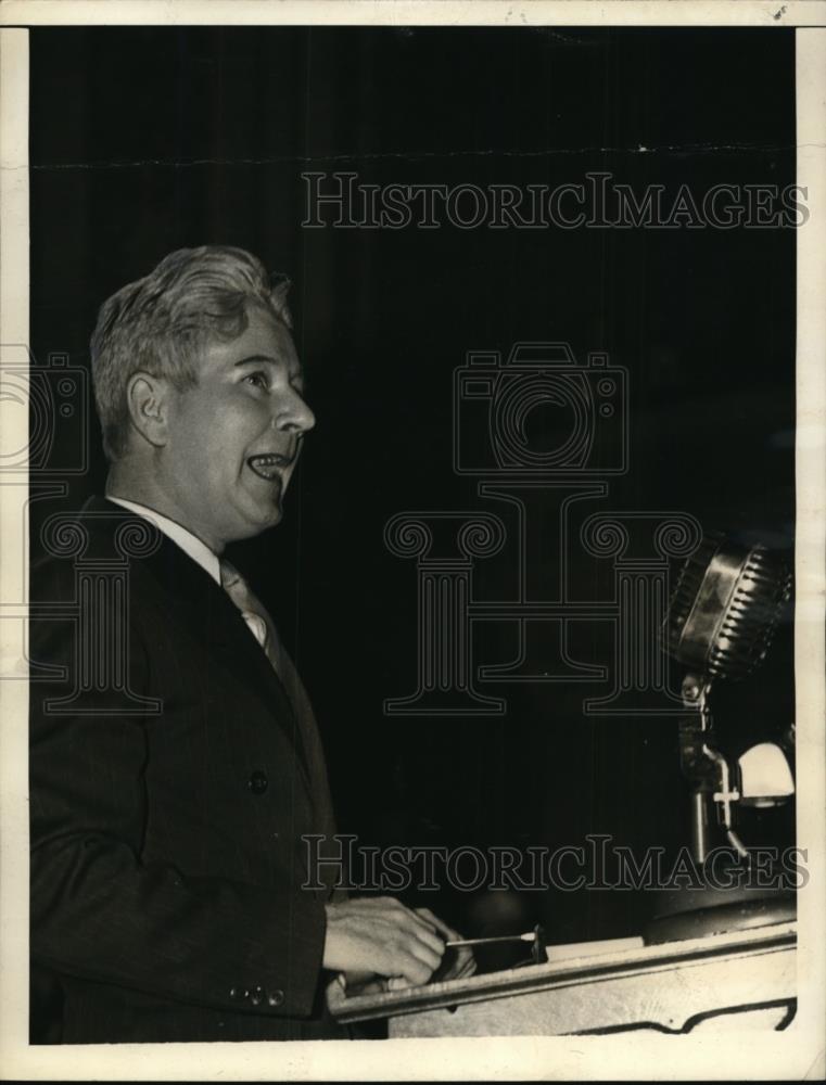 1941 Press Photo New York Ex Governor Philip La Follette of Wisconsin in NYC - Historic Images