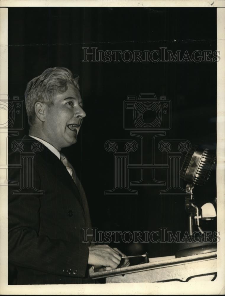 1941 Press Photo New York Ex Governor Philip La Follette of Wisconsin