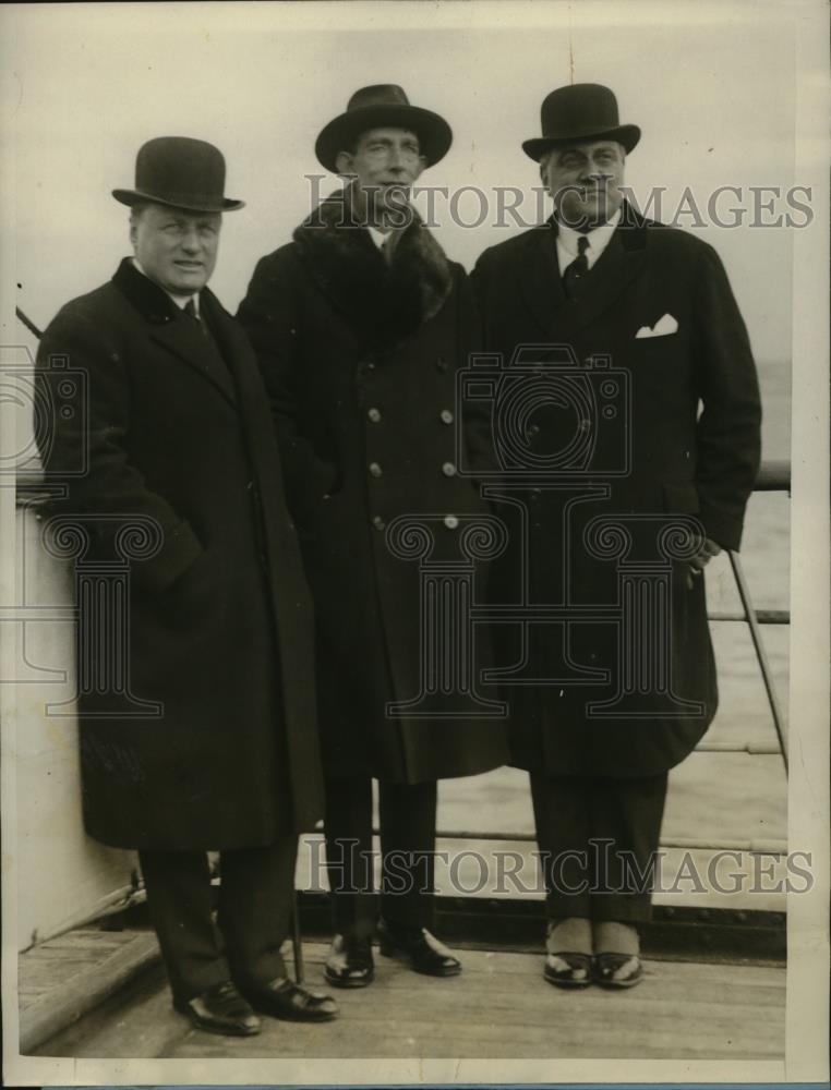 1927 Press Photo NEW YORK SWEDISH PRINCE ARRIVES IN AMERICA NYC - neny22399 - Historic Images
