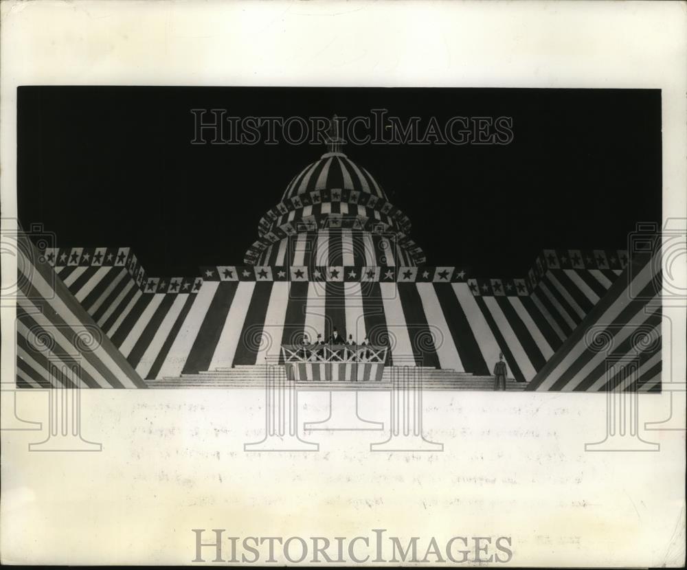 1940 Press Photo New York World Fair Revolving American Jubilee Capitol Dome NYC - Historic Images