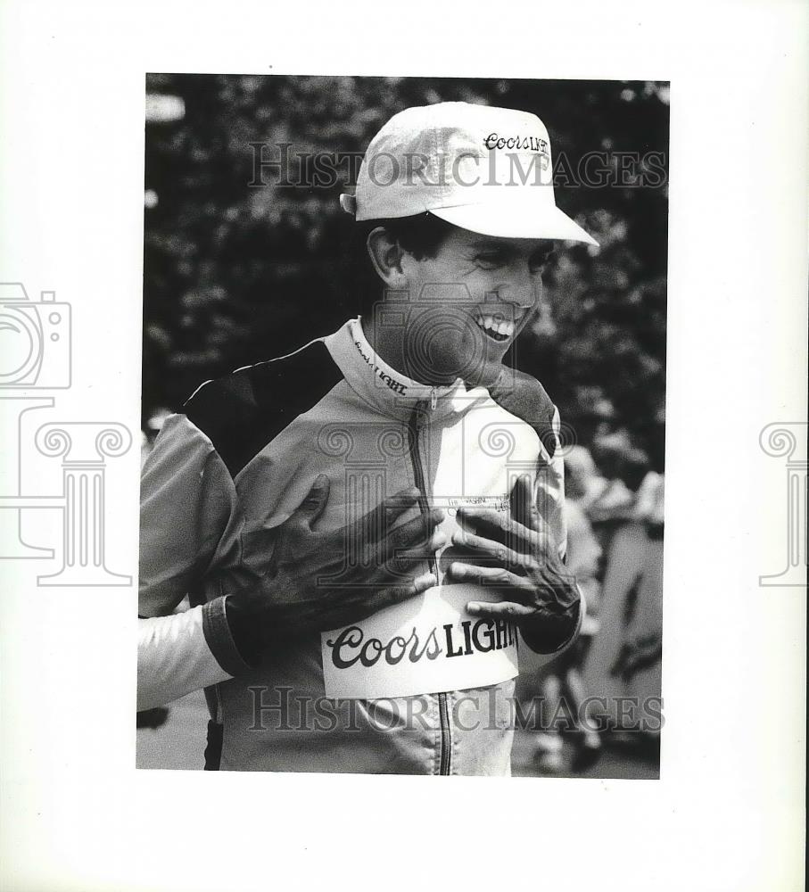 1989 Press Photo Victorious bicycle racer, Alexi Grewal - sps06365 - Historic Images