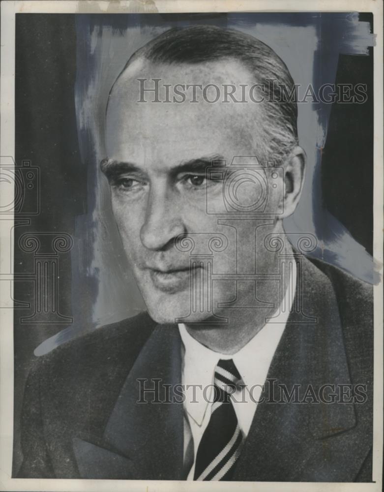 1958 Press Photo Alfried Krupp von Bohlen und Halbach - neo09429 - Historic Images