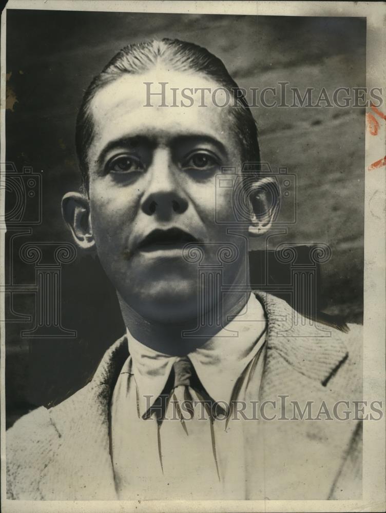 1925 Press Photo F. William MacKenzie, Arrested for Check Fraud, New York - Historic Images