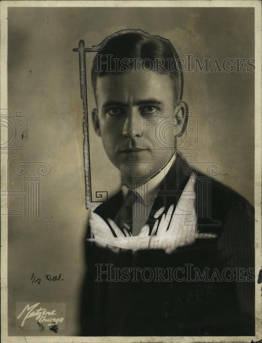 1923 Press Photo George W.H. Butt  - neo11406 - Historic Images