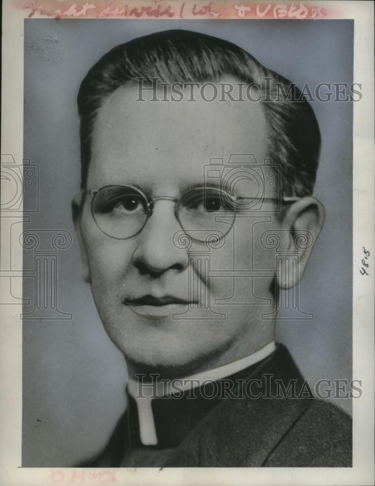 1953 Press Photo Monsignor John Krol Appointed Auxiliary to Archbishop Hoban - Historic Images