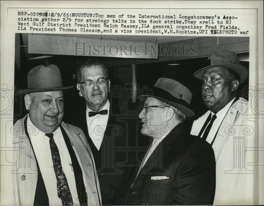 1965 Press Photo International Longshoremens Assoc Ralph Massey - neo13769 - Historic Images