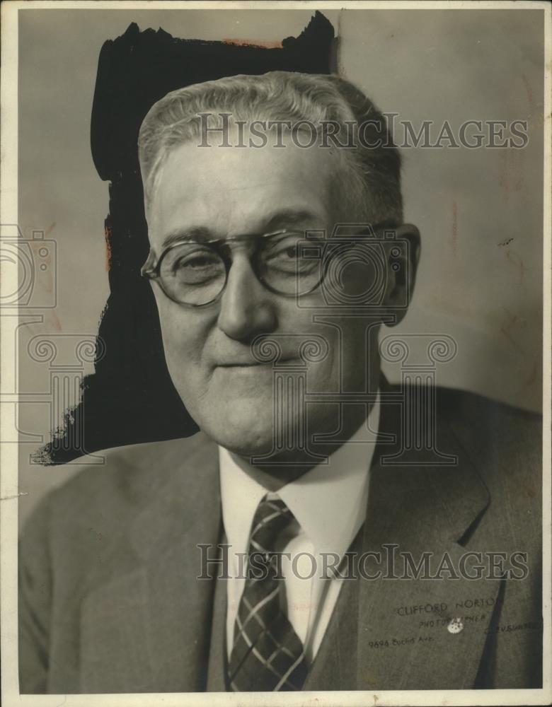 1941 Press Photo Casper J. Miller, President Collver-Miller Co. Travel Bureau - Historic Images