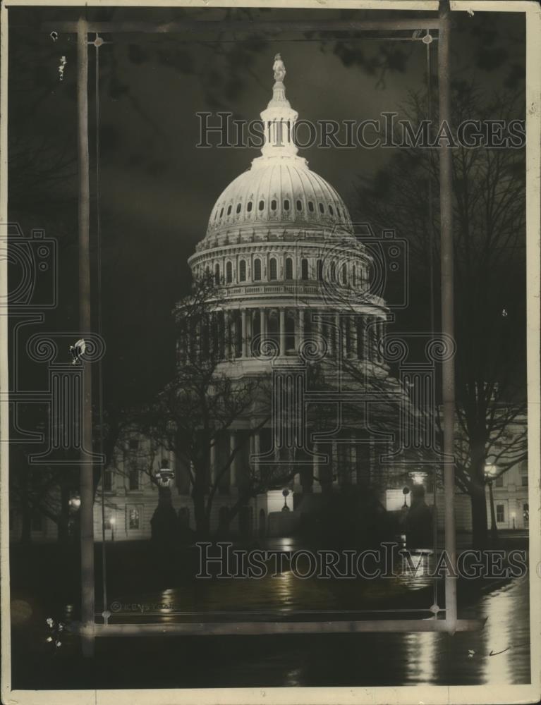 1948 Press Photo U.S. Capitol at Night  - neo15118 - Historic Images