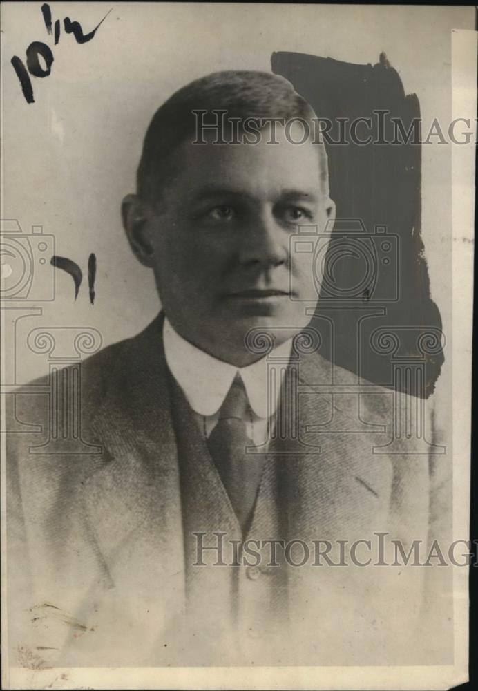 1924 Press Photo Jeremiah Smith Jr Boston lawyer for League of Nations - Historic Images