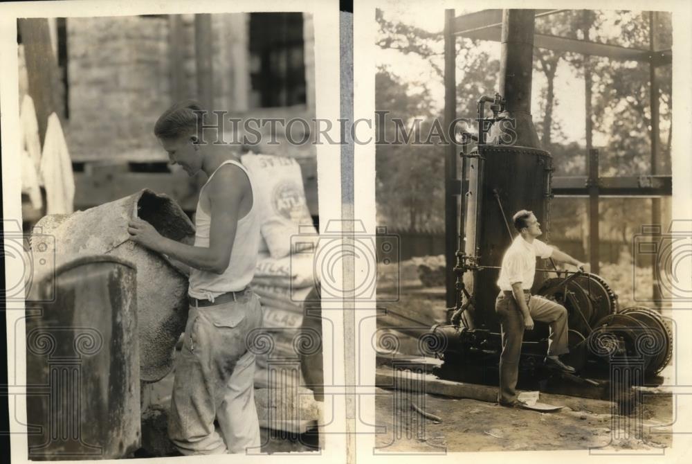 1928 Press Photo Capt Jack Kirkpatrick at Leghigh JW Packard labs - neo16578 - Historic Images
