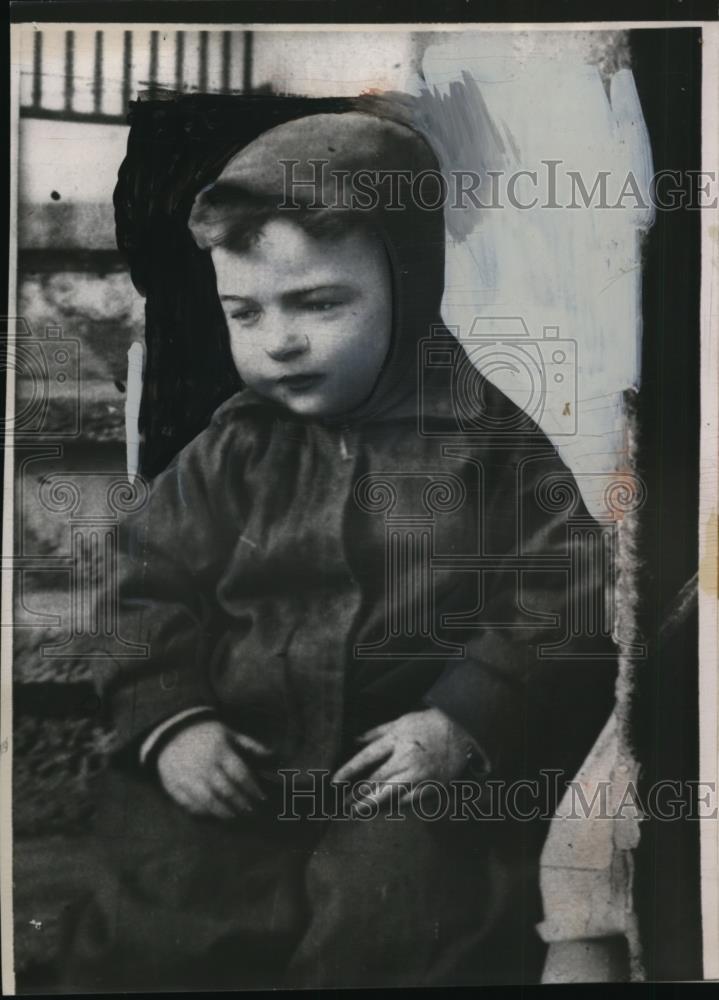 1951 Press Photo Steeven Keller abducted in Libertyville Ill lasst night - Historic Images