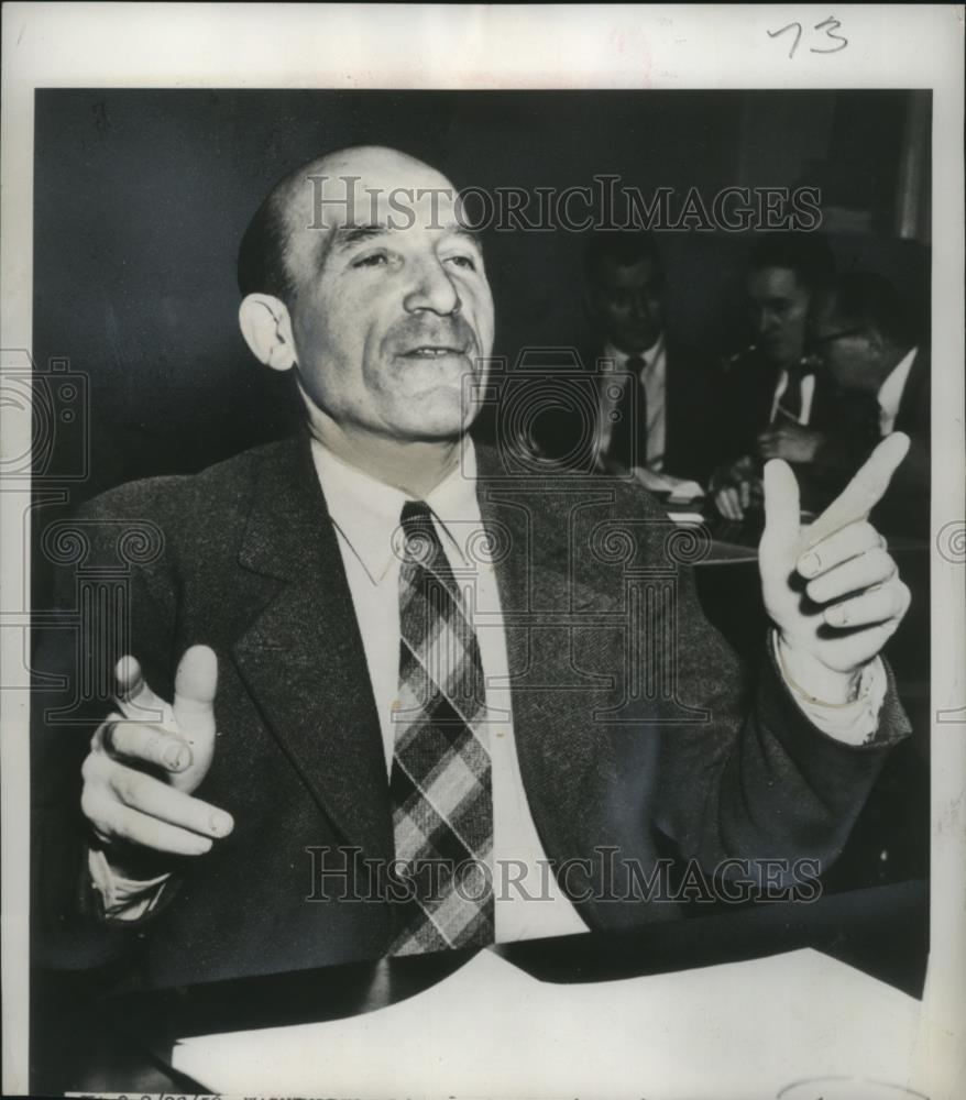 1959 Press Photo John L. Sherman aka Henry Chase of House un-American Activities - Historic Images