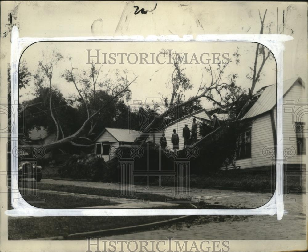 1928 Press Photo Kissimee  Florida homes damaged by cyclone - neo17906 - Historic Images