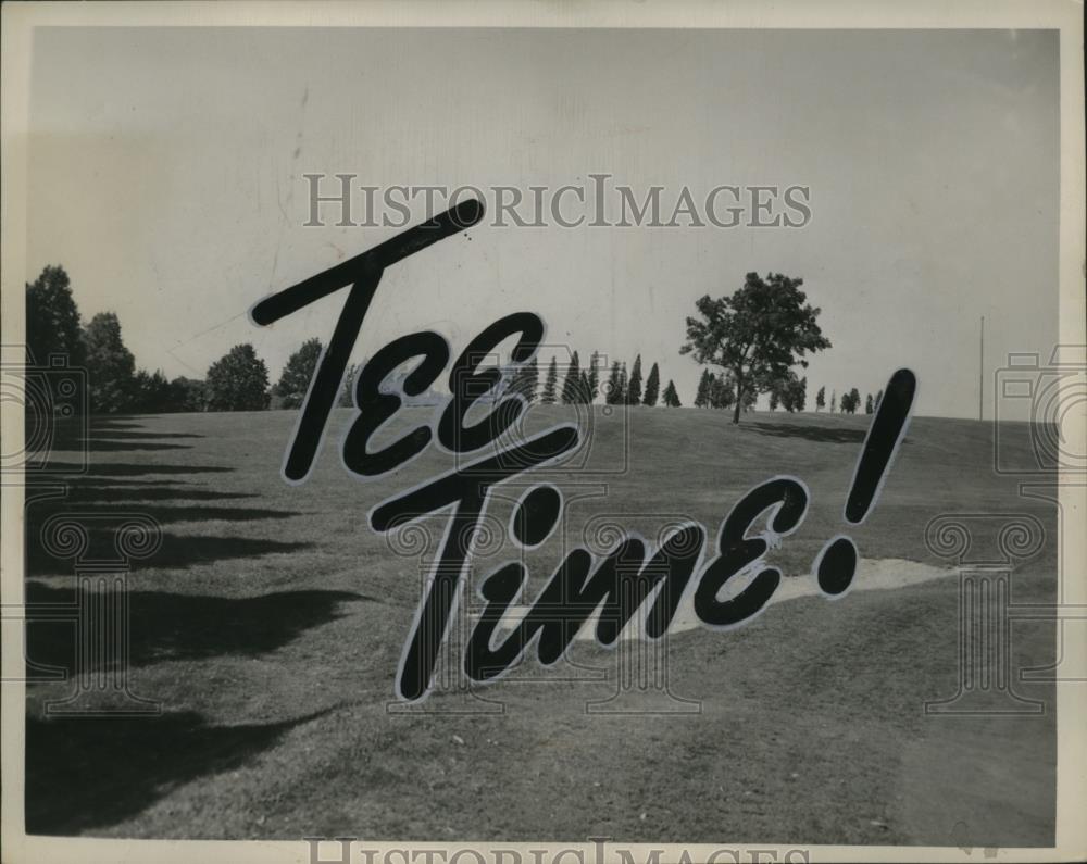 1948 Press Photo Pine Ridge Country Club golf course in Ohio - neo17980 - Historic Images