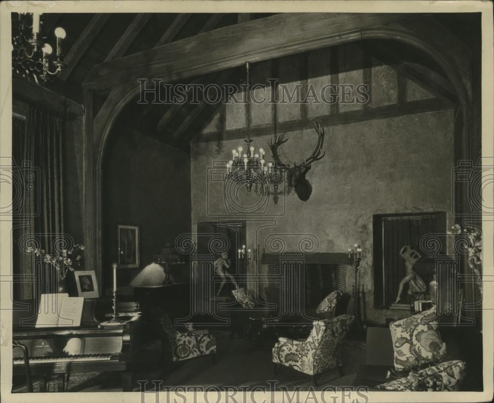 1925 Press Photo Interior of Galli-Cureis Home - neo18239 - Historic Images