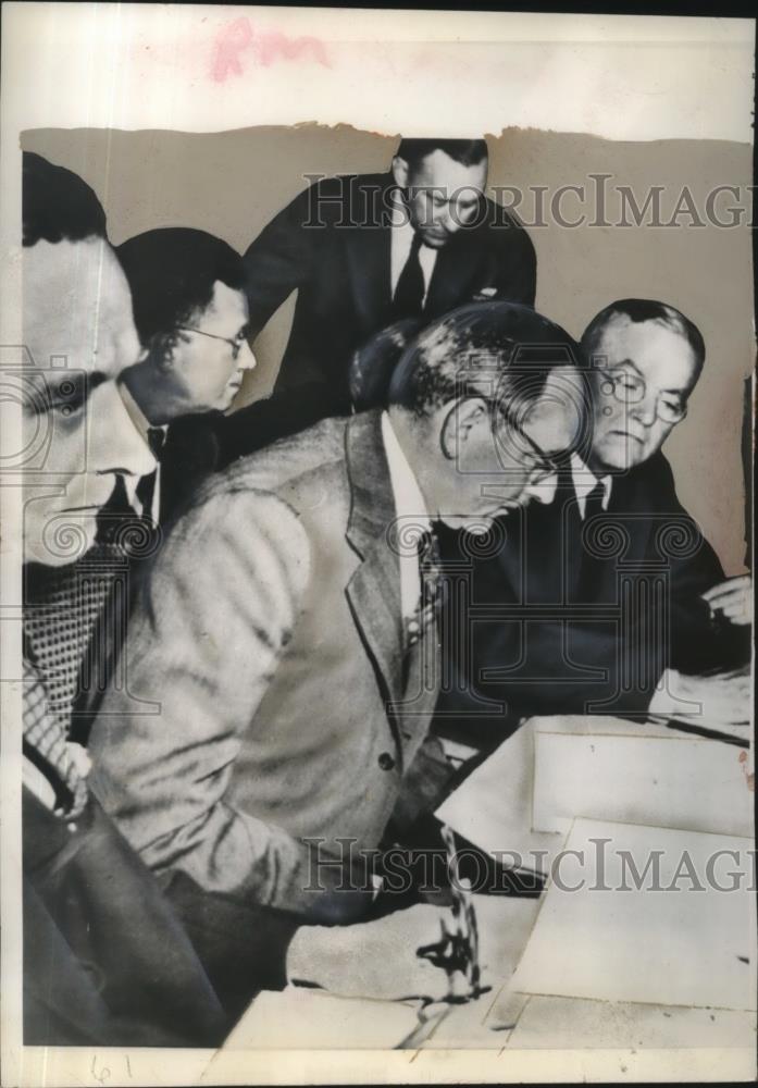 1949 Press Photo United States Delegation to Paris Big Four Conference - Historic Images