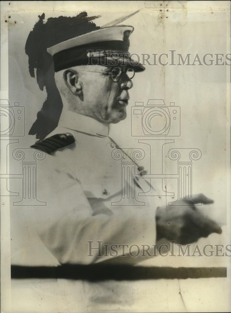 1927 Press Photo Rear Admiral William H. Standley, U.S. Navy - neo18690 - Historic Images