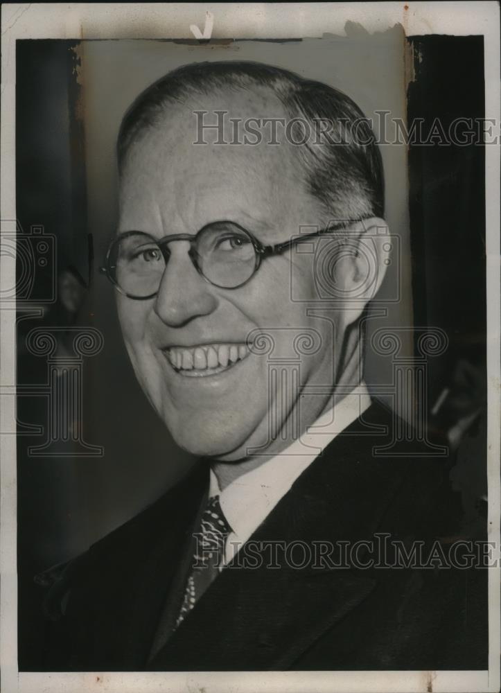 1940 Press Photo Ambassador Joseph Kennedy arrives in NYC - neo19978 - Historic Images