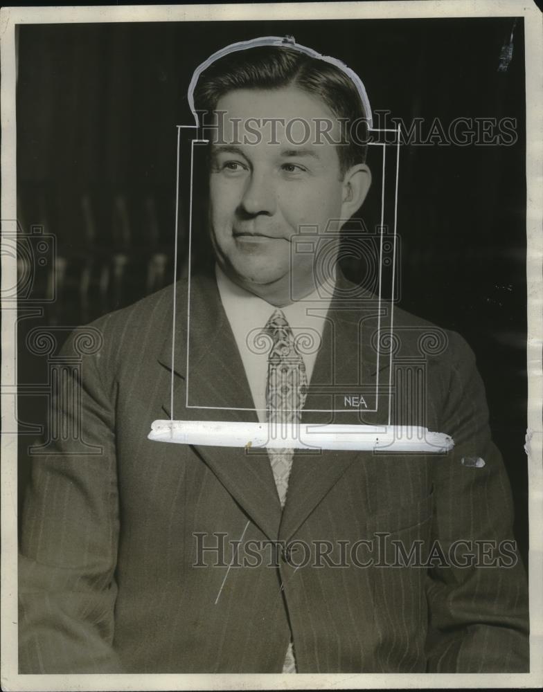 1928 Press Photo William F Varney of Rockville Center NY - neo20014 - Historic Images