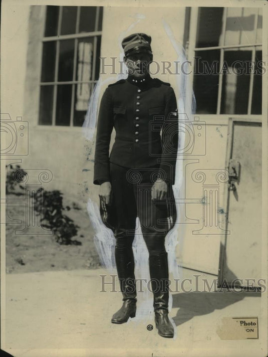 1925 Press Photo Swedish Lt PQ Strom in San Diego to learn about flying - Historic Images