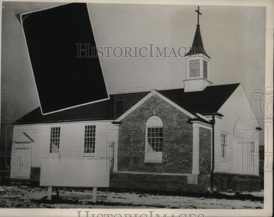 1949 Press Photo Puritas Lutheran Church in Ohio - neo20663 - Historic Images