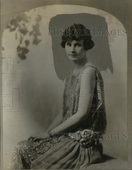 1924 Press Photo Janice Manning Mrs Norman Dole of University of California - Historic Images