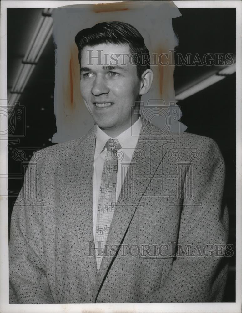 1958 Press Photo John Lally, Berea, Ohio - neo23335 - Historic Images