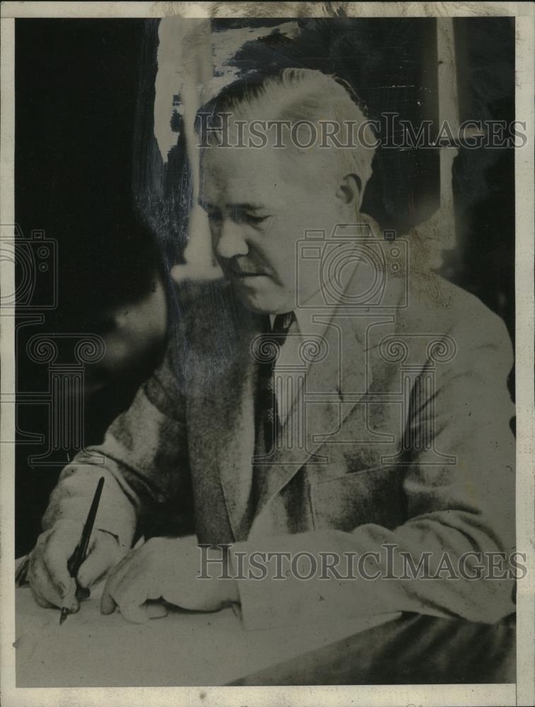 1928 Press Photo James L. McGovern of Bridgeport Times, Connecticut - neo24169 - Historic Images