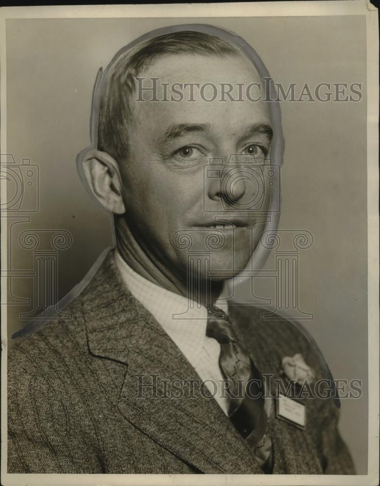 1928 Press Photo Charles A Stauffer Phoenix, Arizona Managing Editor - neo24400 - Historic Images