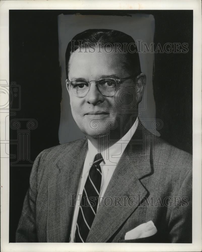 1955 Press Photo John P Allen of Shaker Heights, Ohio - neo25606 - Historic Images