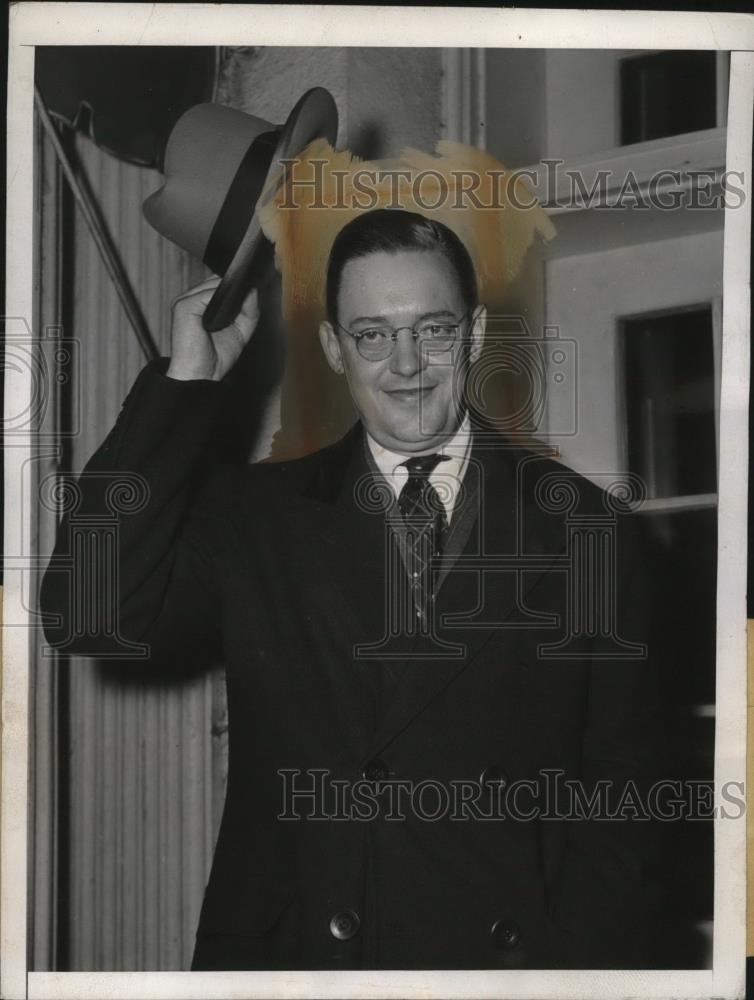 1944 Press Photo Paul Porter publicity director Democratic National Comm - Historic Images