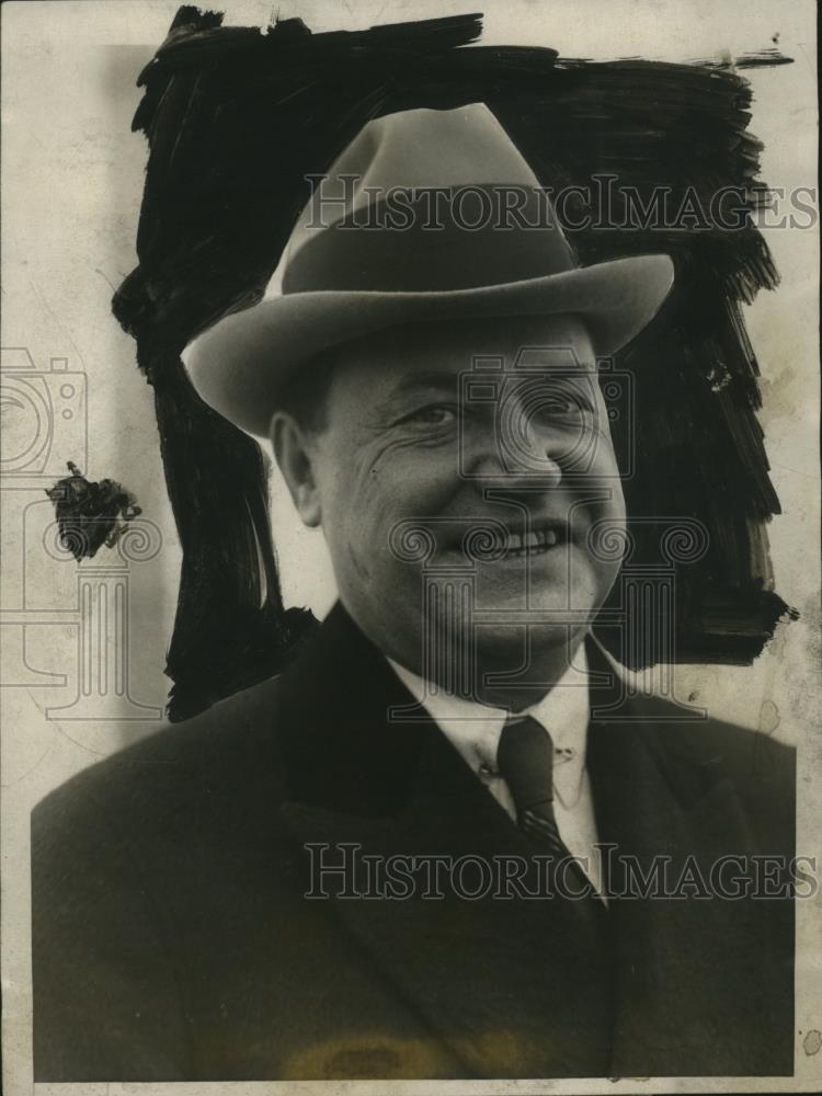 1924 Press Photo Harrry Sinclair oil magnate arrives in NYC - neo25889 - Historic Images