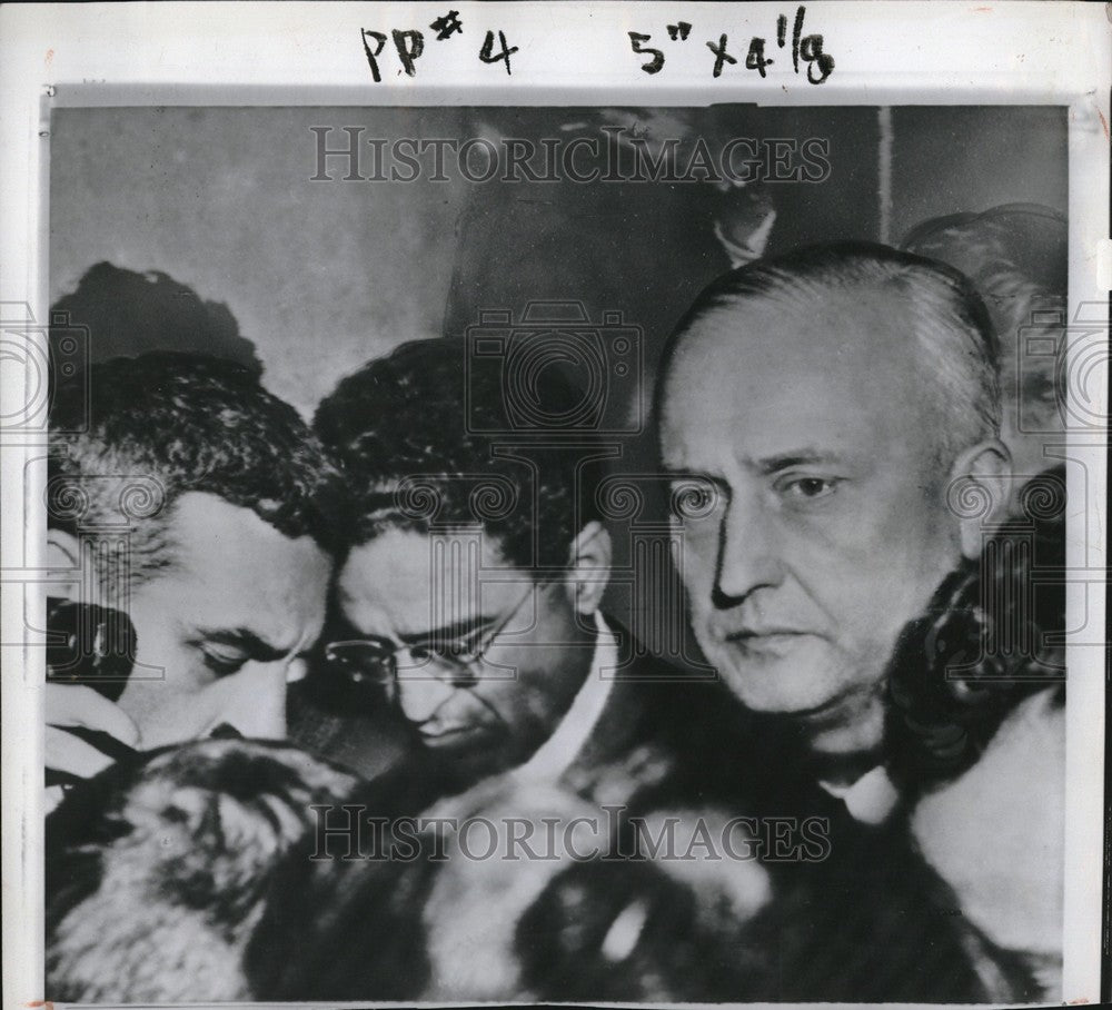 1958 Press Photo Premier Pflimlin - Historic Images