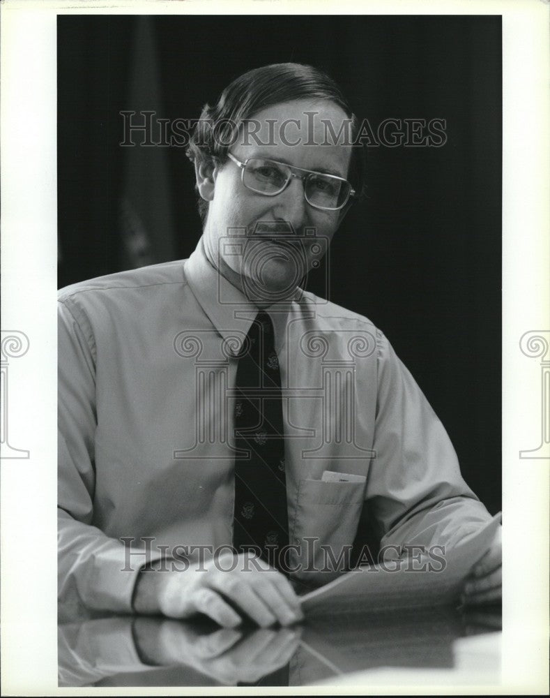 1993 Press Photo Steve Markman Federal Courthouse bldg - Historic Images