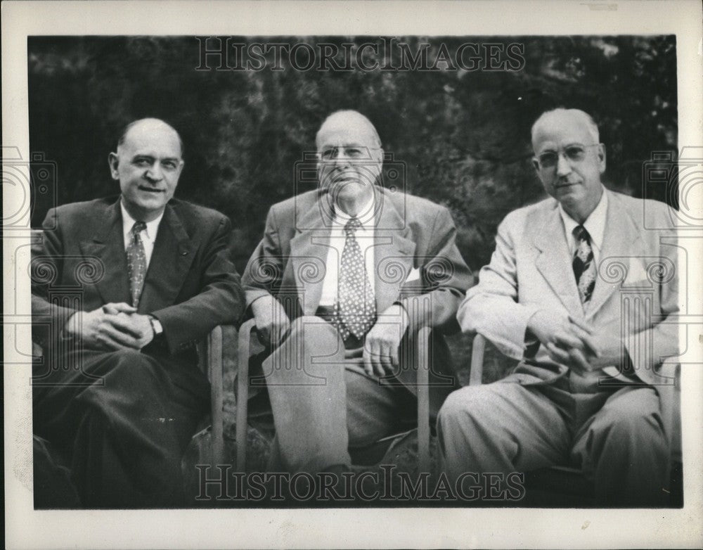 1952 Press Photo CHARLES F. MENNINGER CHAIRMAN TOPEKA - Historic Images