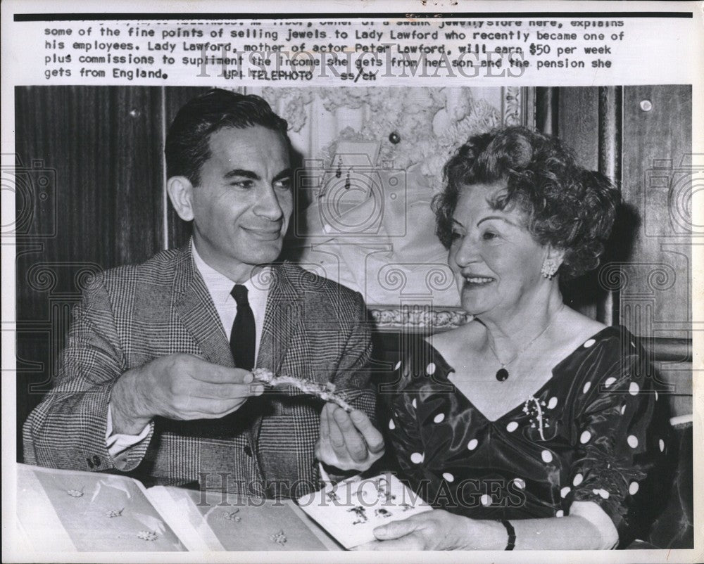 1960 Press Photo Lady Lawford, Peter Lawford - Historic Images