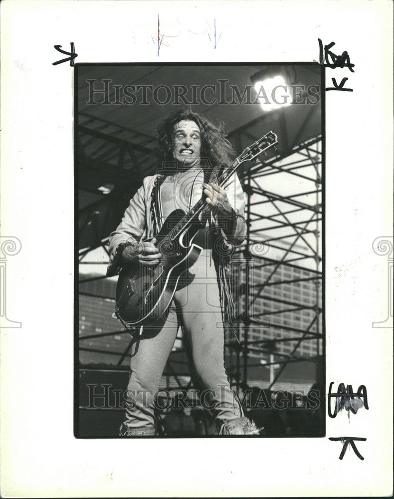 1982 Press Photo Ted Nugent rock music - Historic Images