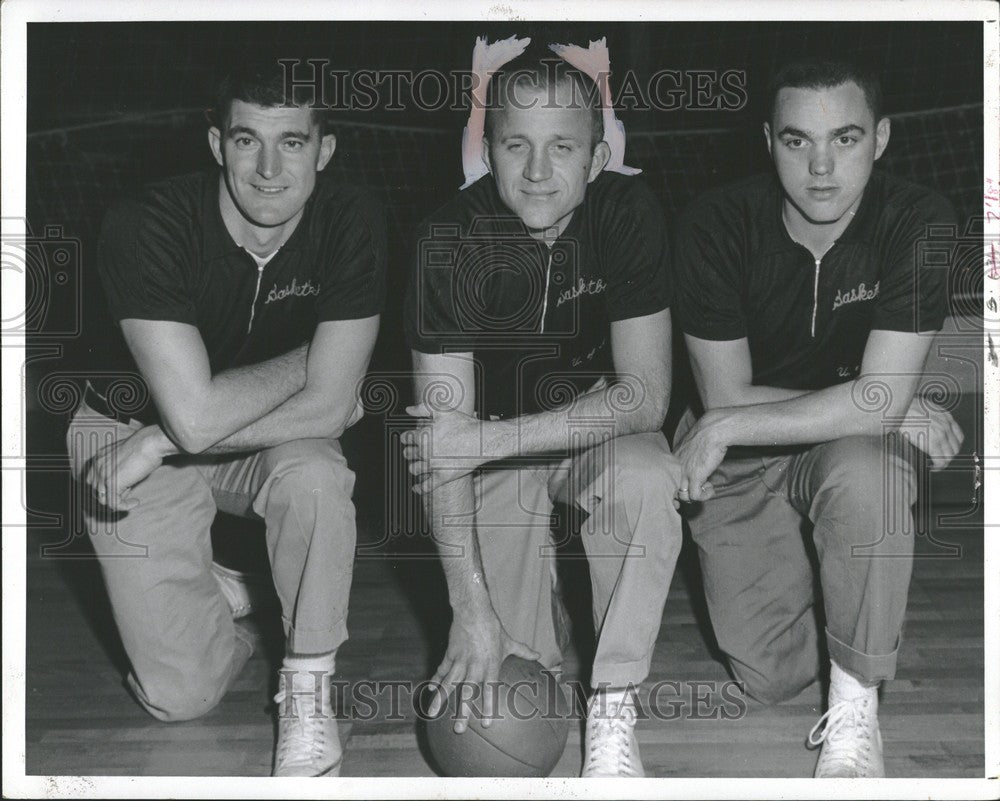 1963 Press Photo Lave Strack Head Coach Basketball - Historic Images