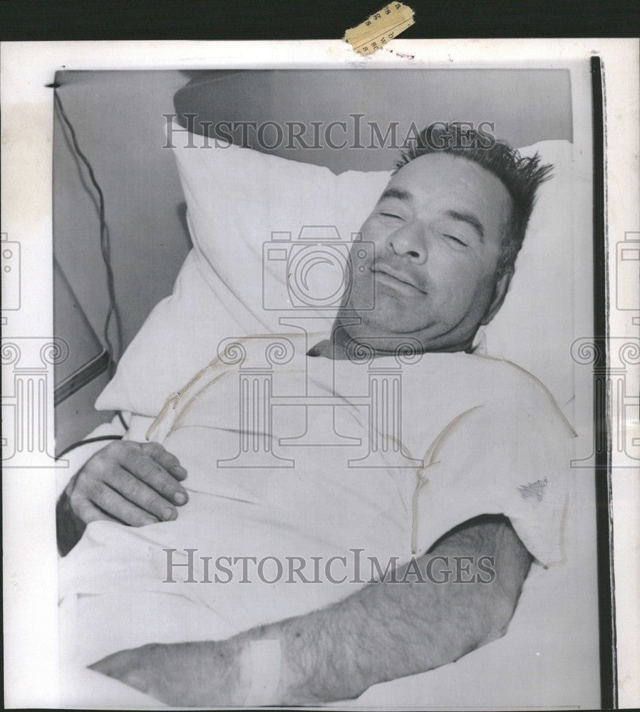 1960 Press Photo Bill Cantrel Boulder City Hospital - Historic Images