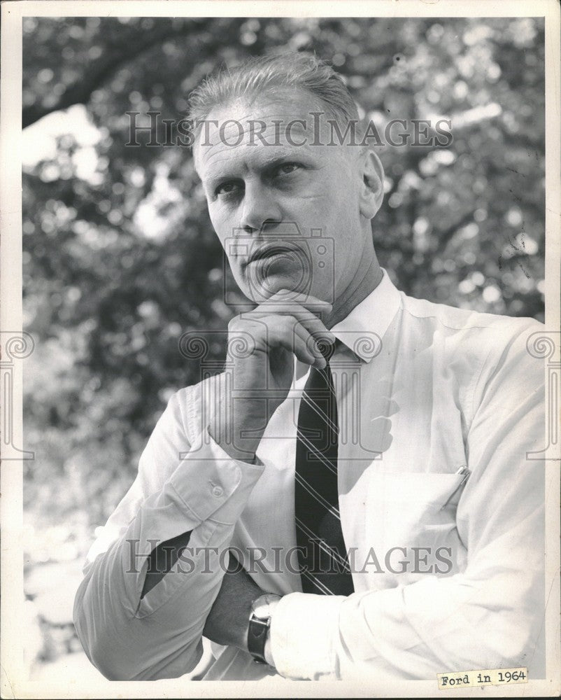 1964 Press Photo Gerald Rudolph Ford - Historic Images