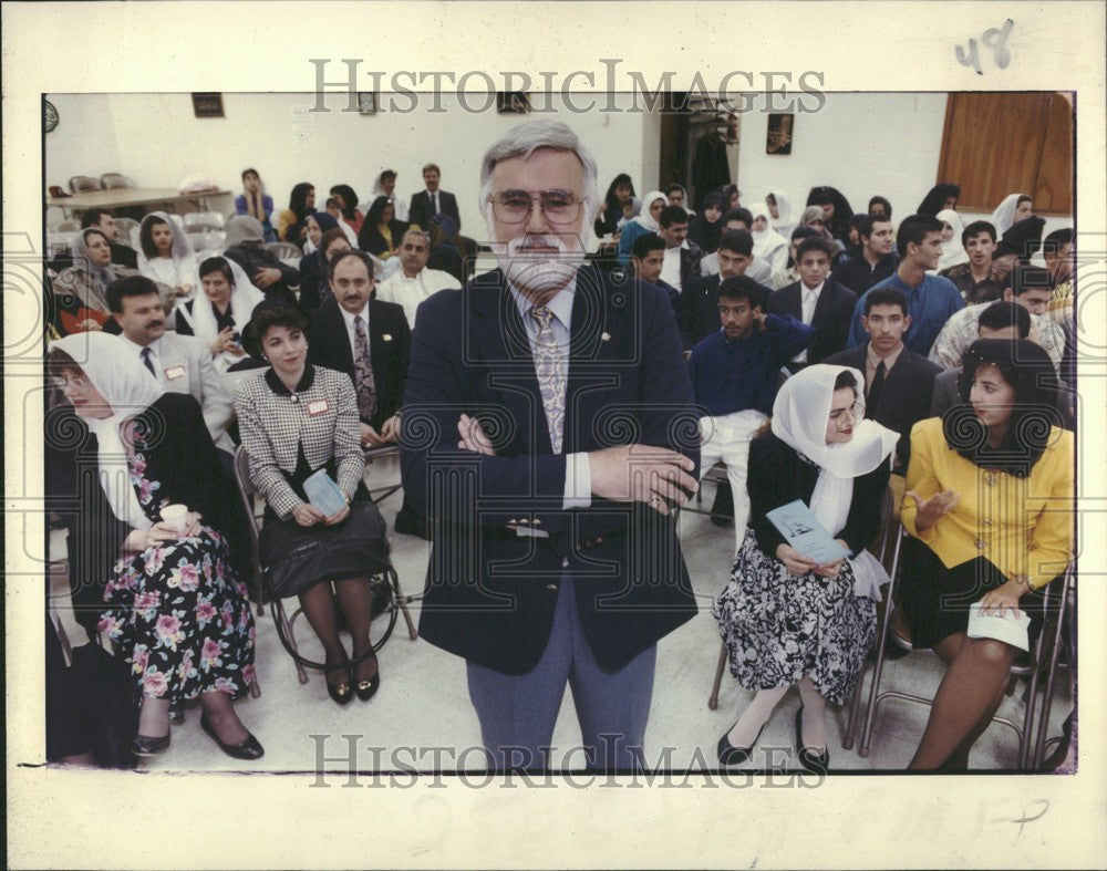 1992 Press Photo Chuck Alawan Chairman Board of the Isl - Historic Images