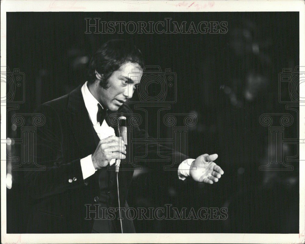 1970 Press Photo Paul Anka Singer Las Vegas - Historic Images