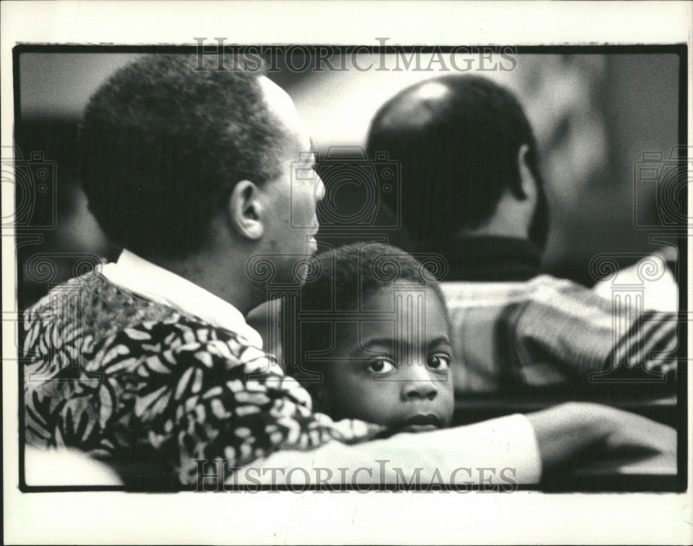 1987 Press Photo Henry Simson Khary Dixon Fellowship - Historic Images