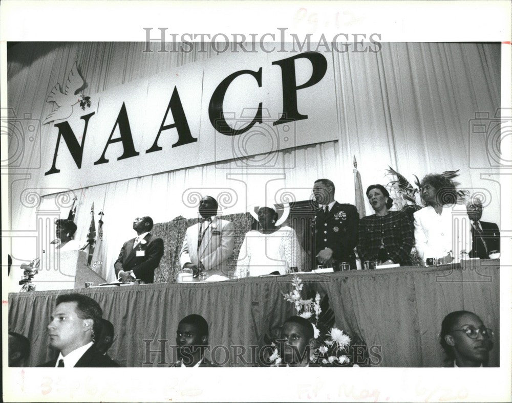 1993 Press Photo Wendell Anthony NAACP dinner - Historic Images